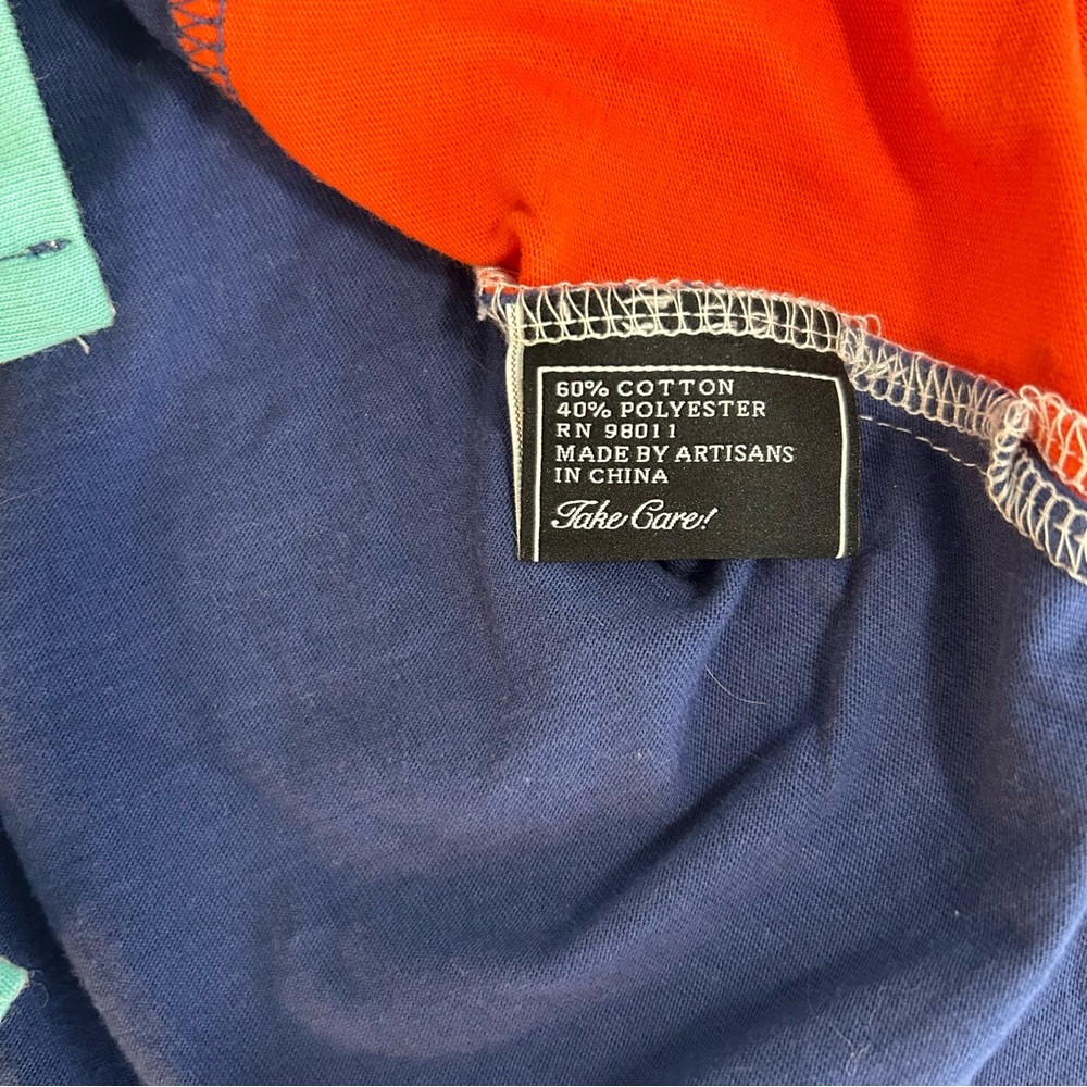 AKOO Men's Vintage Color Block T-Shirt with Akoo Crest sz Medium Y2K - Picture 9 of 11